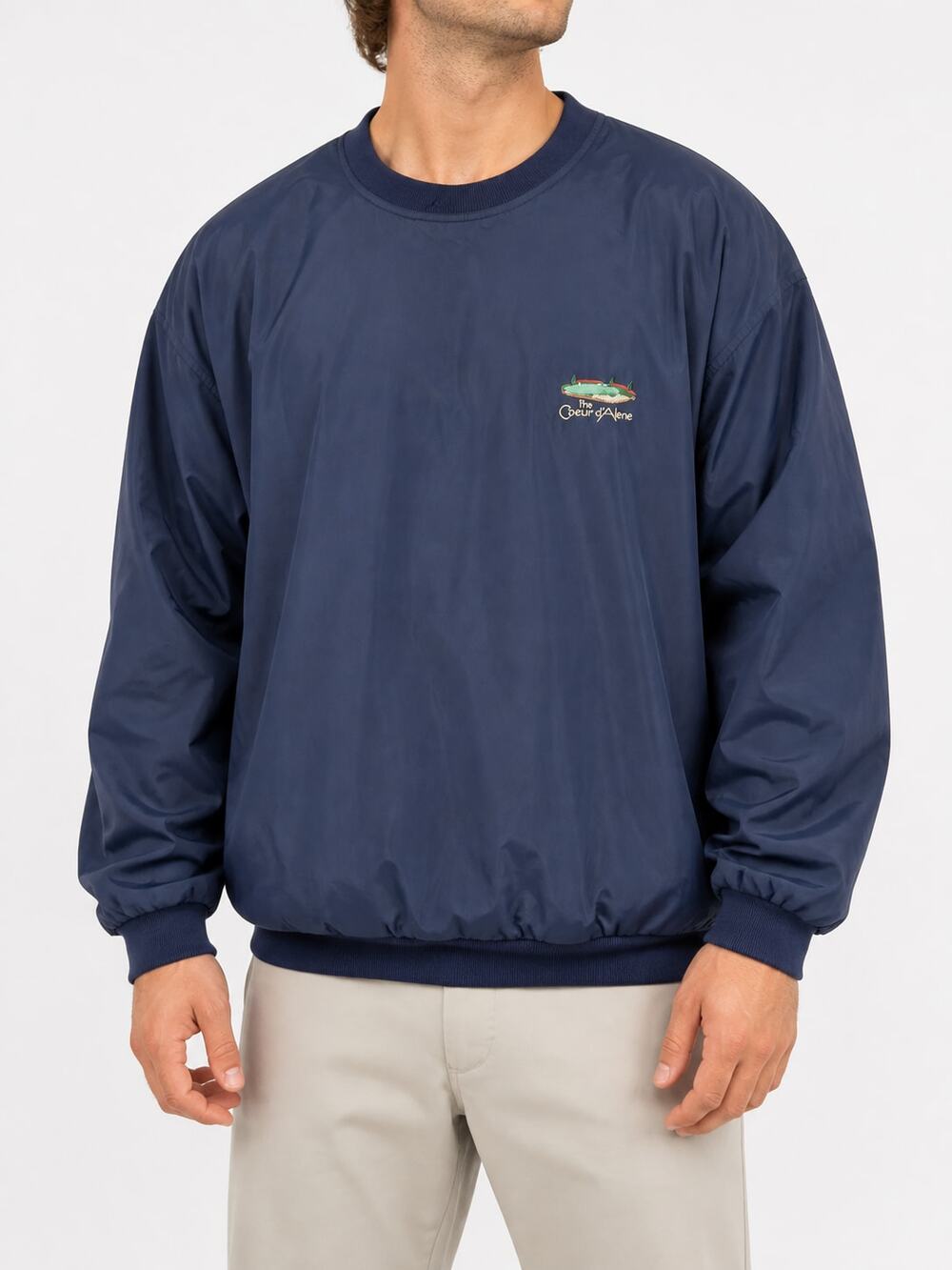 Sun Mountain Mens Reversible Coeur d'Alene Golf Windbreaker Jacket Sweater Est M